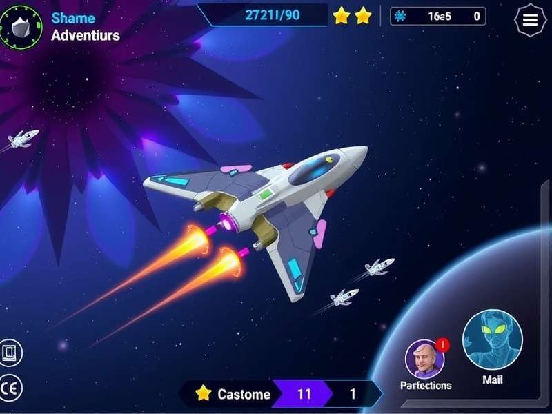 Stellar Stars Ship Customization Interface